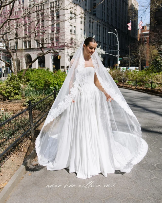 You can find Premiere Collection at Wedding Atelier 🌸💖🌷

“Three ways to wear Diamanta.

Soft, fluid, and impossibly dreamy, she takes on a different feeling with every styling choice. Clean and effortless, paired with a veil, or finished with her lace tie straps. How would you wear Diamanta?”

Wedding dress boutique: @weddingatelier_nyc 
Wedding dress designer: @lapremierebridalofficial 

#weddingateliernyc #weddingateliernycbride #lapremierebride #weddingdress #weddingdresses