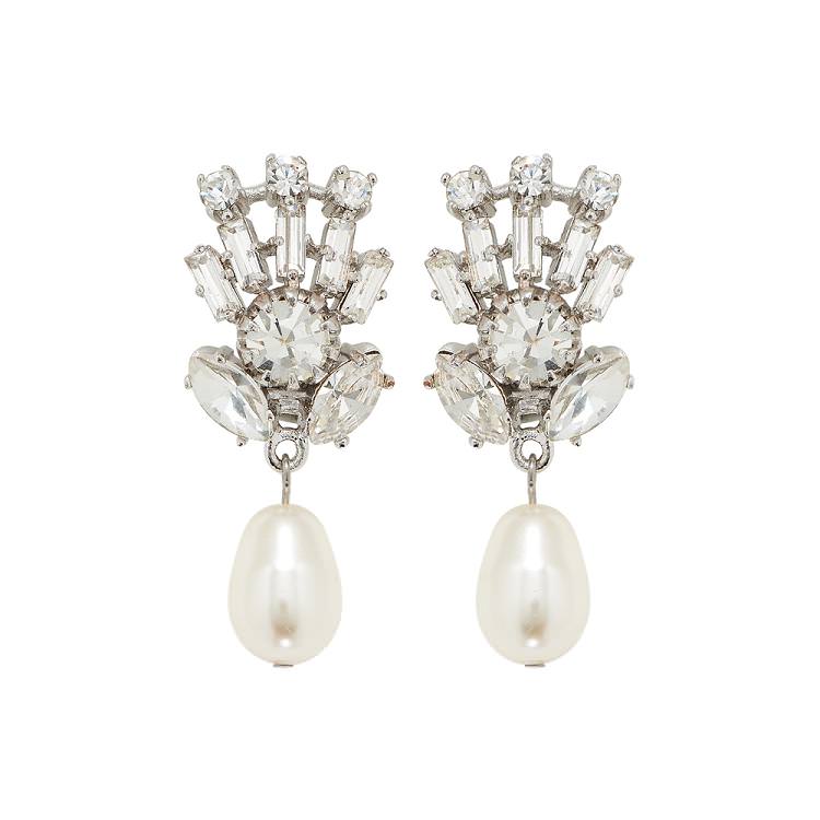 Viva Pearl Earings white - Wedding Atelier