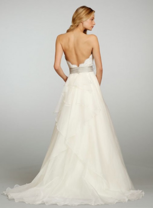 aline - lace - bodice - sweetheart - neckline - belt - detail - organza - skirt - jim - hjelm - 8308