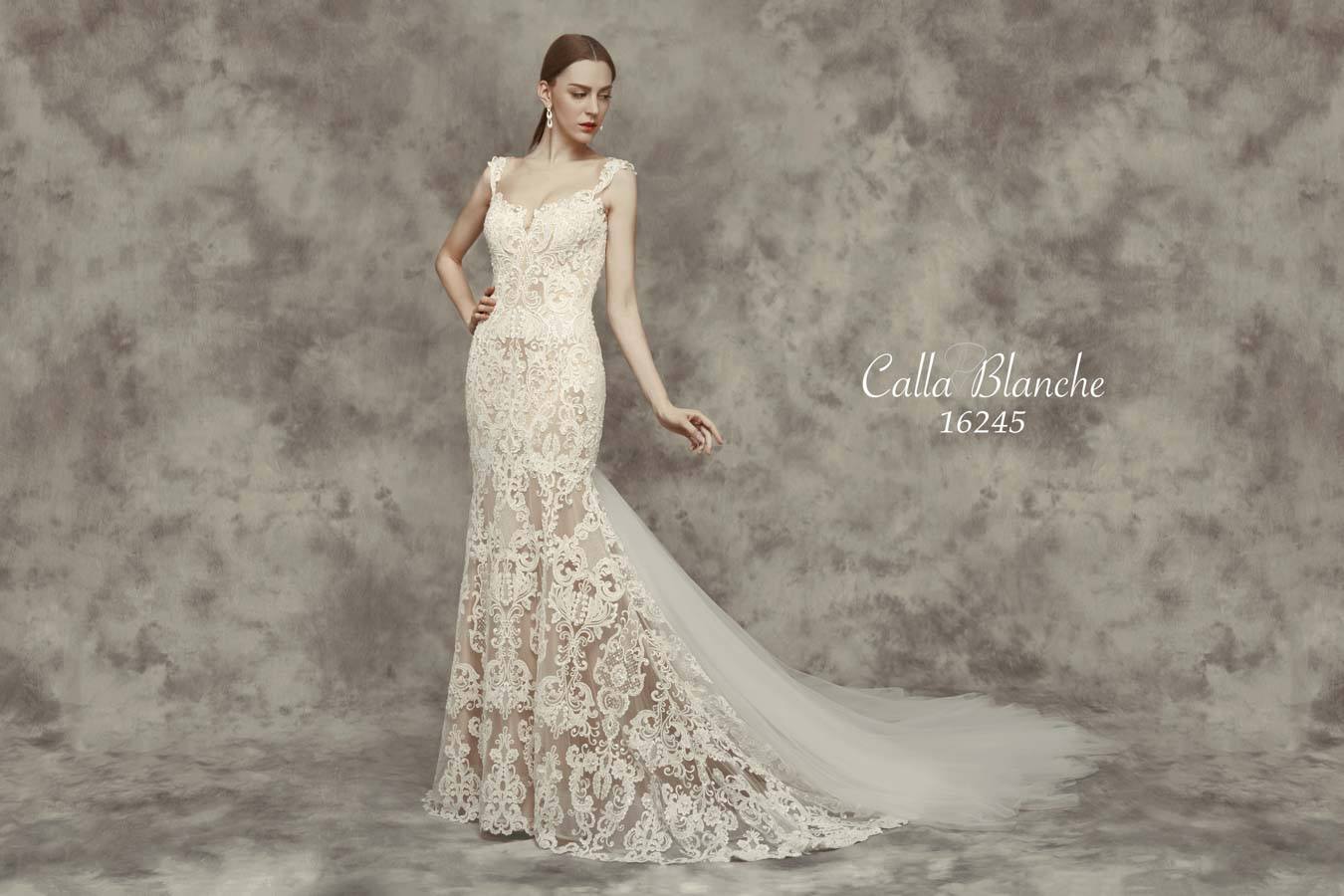 16245 Chloe Wedding Dress - Wedding Atelier NYC Calle