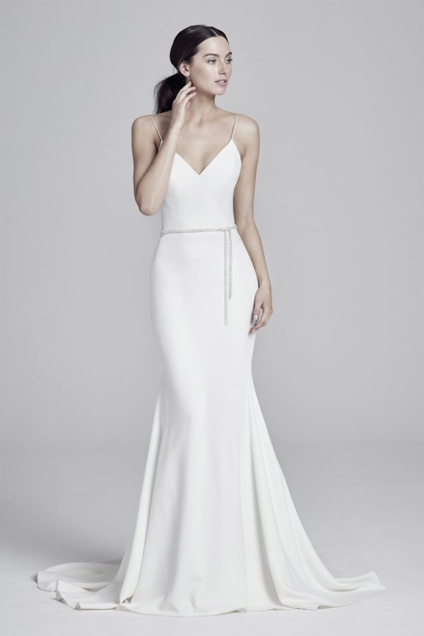 fitted lace wedding dress Venus VE8374 main image 0