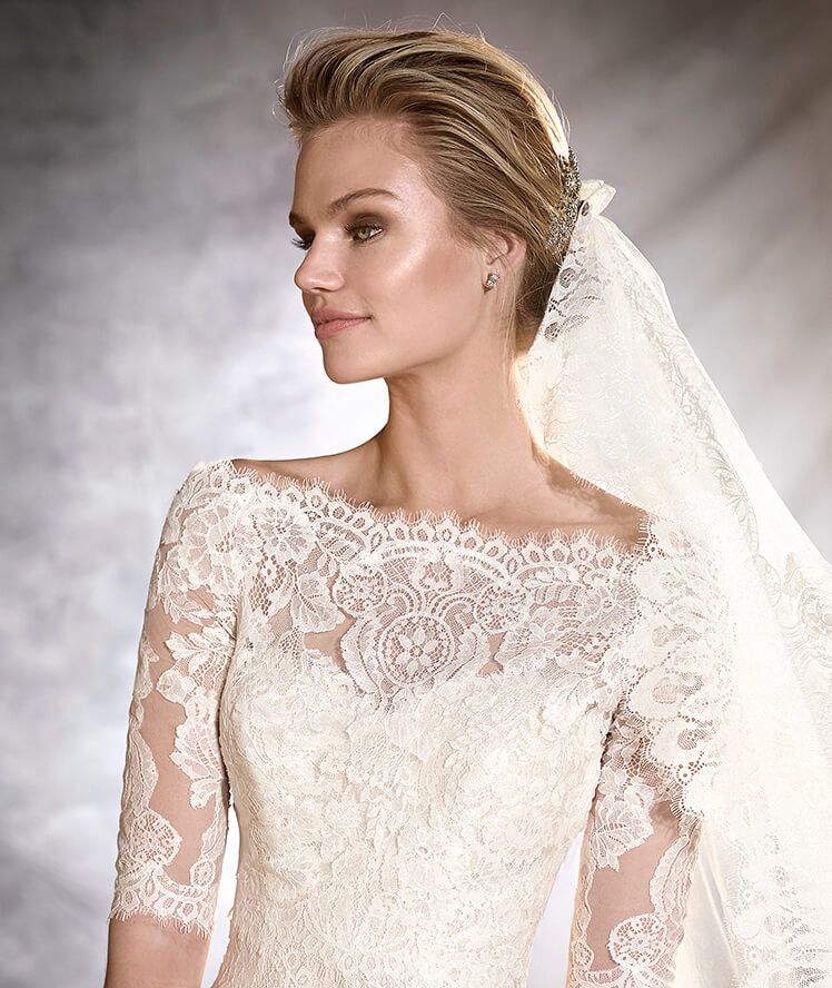 Long Sleeve Lace Overlay Bridal Special Occasion Jacket 