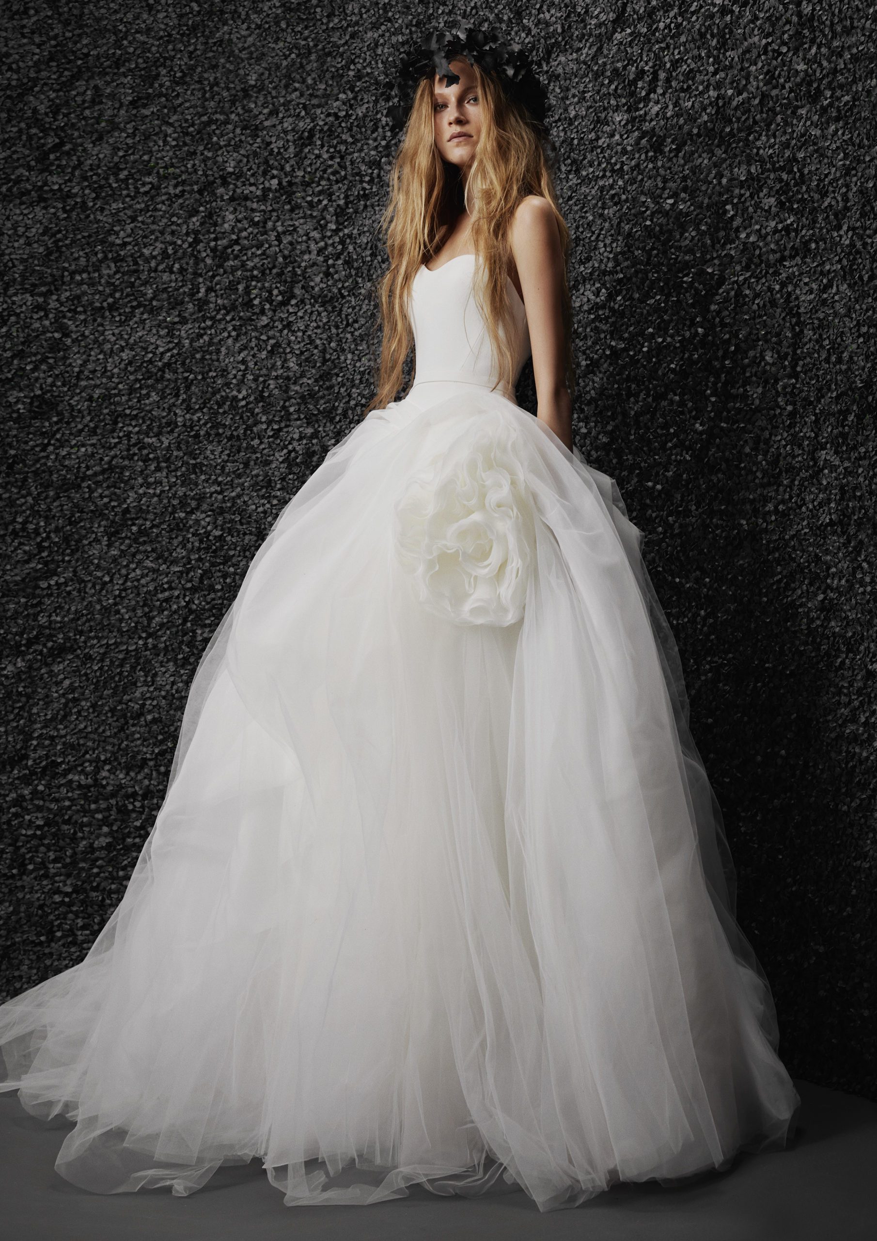 black wedding dress vera wang