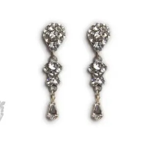 Whitney Bridal Earrings from Justine Couture
