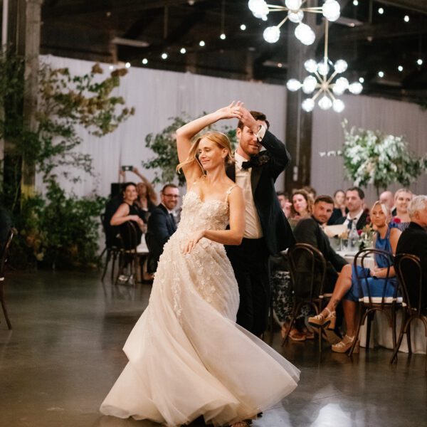 Robyn & Matt Wedding Atelier Real Bride - Estee Couture Galia Wedding Dress – Romantic A-Line Bridal Gown With Natural Waist, Sweetheart Neckline, Off the Shoulder, Embellished Illusion, Back Details, Lace Fabric.