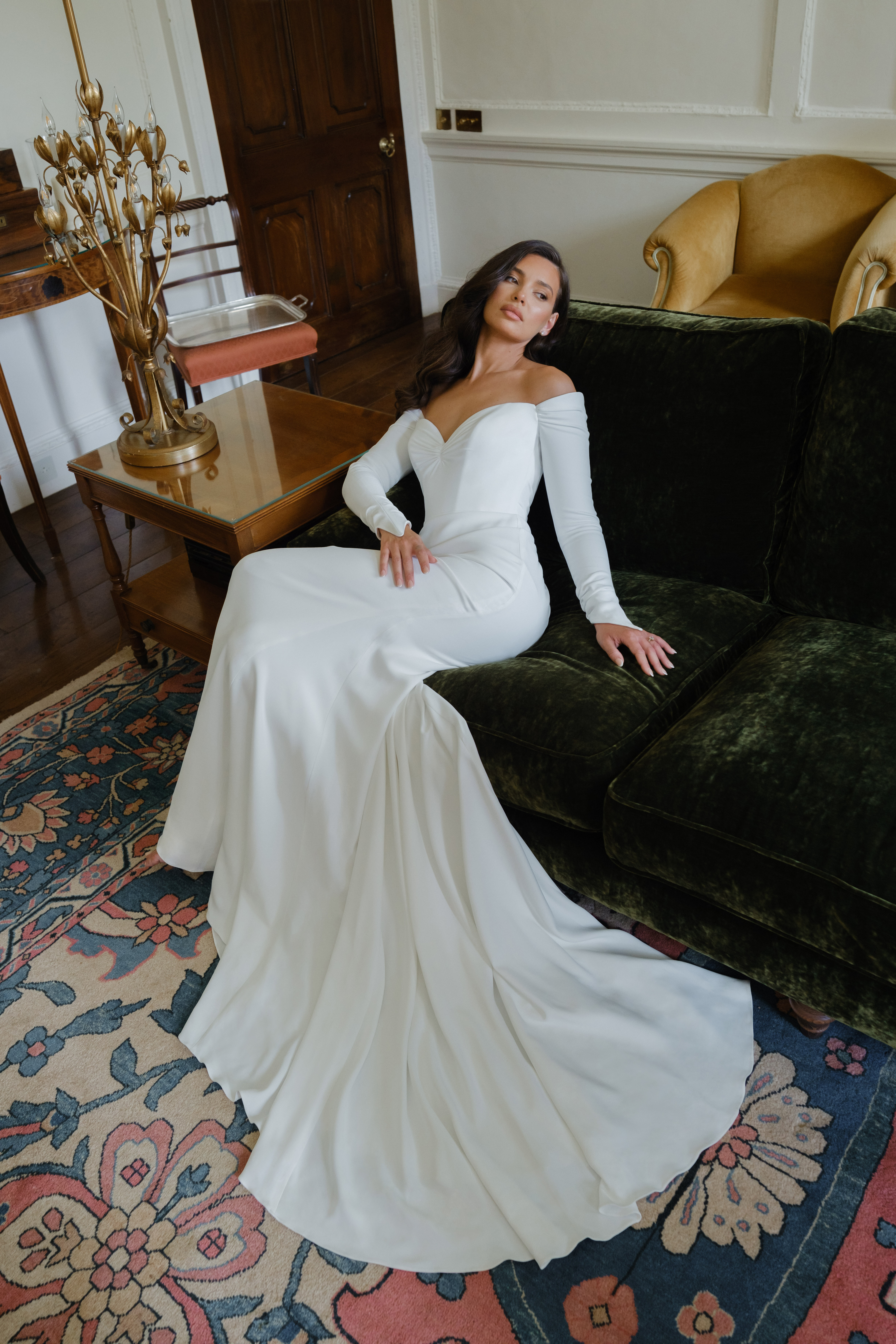 Dahlia Wedding Dress - Wedding Atelier NYC - Suzanne Neville New York City Bridal Boutique Dahlia Wedding Dress - Wedding Atelier NYC - Suzanne Neville New York City Bridal Boutique
