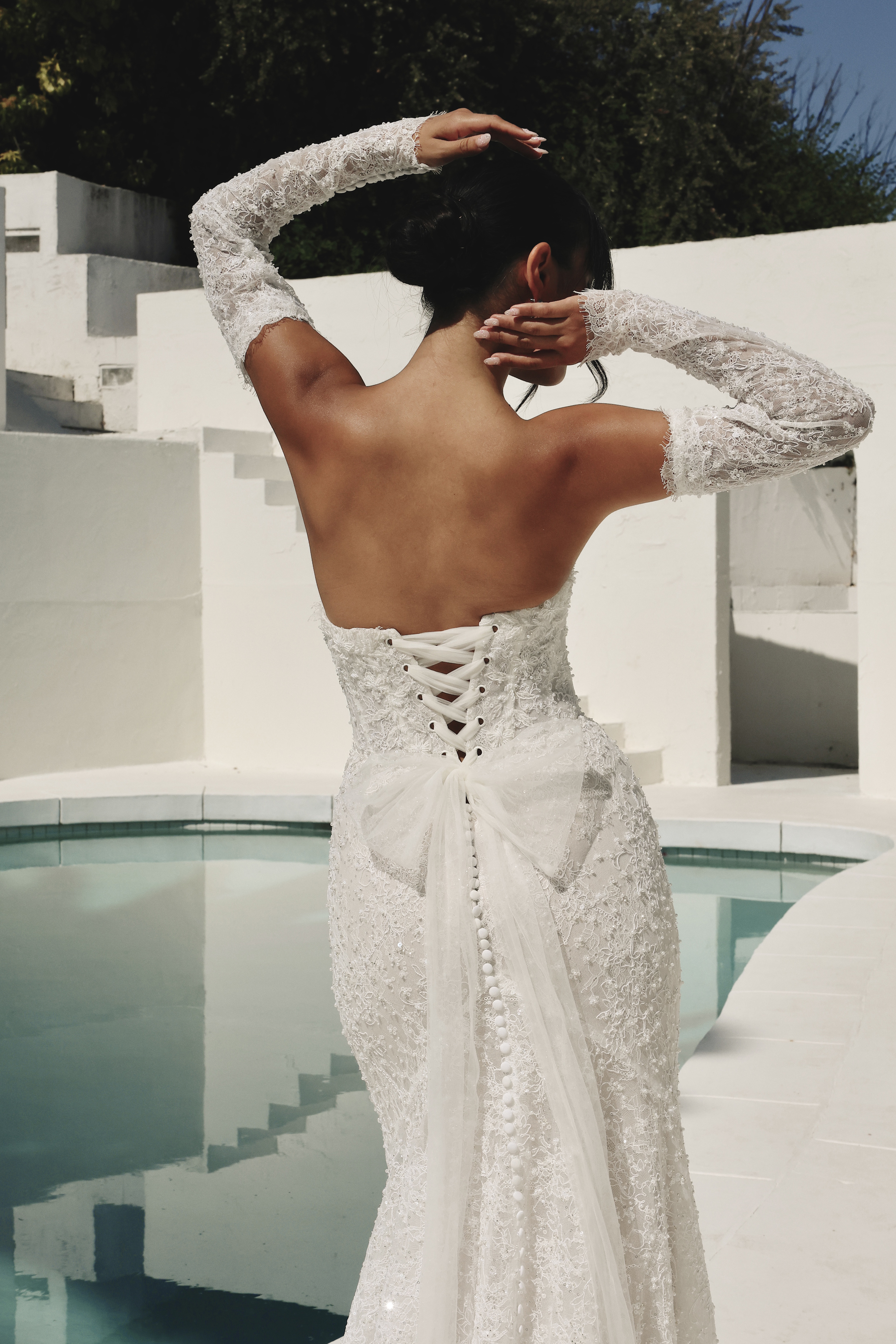 1860 Wedding Dress - Wedding Atelier NYC - Martina Liana New York