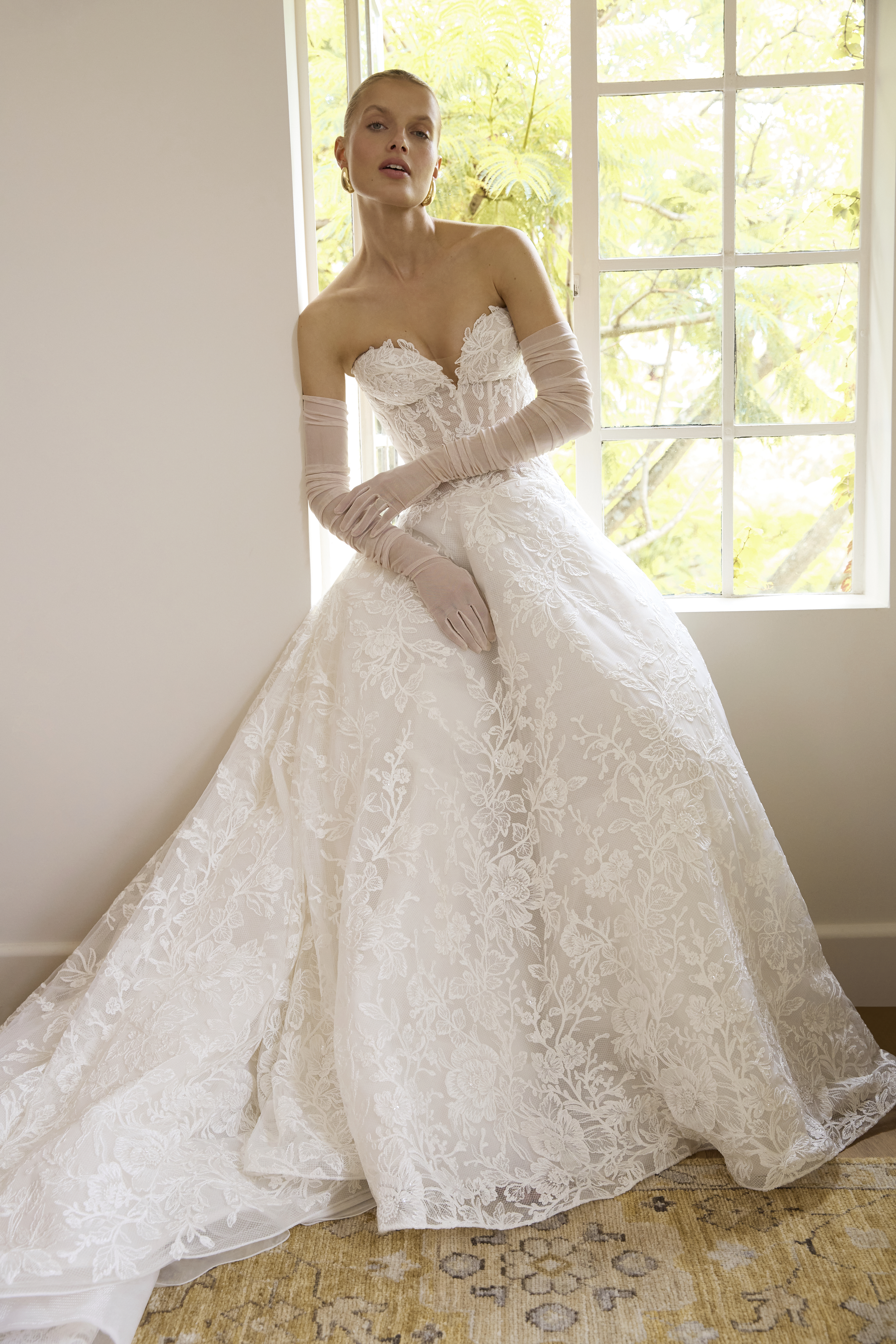 sachin and babi light blue dress Sweetheart Neckline Lace Corset Wedding Dress JB38271 main image 0