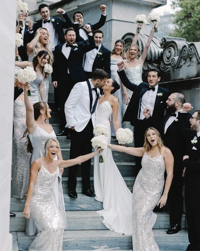 R I T Z  C A R L T O N  P A  W E D D I N G! 🌷💕🥂 P A R T 3

We are head over heels with our beautiful bride Amanda’s wedding photos!! 💖✨

Amanda was glowing in her ‘Corinthia’ dress by @suzanneneville. It was the perfect dress for her! 💐

Amanda shared with us her love story: ✨✨

We met at Penn State University during our senior year of college through a mutual friend. We couldn’t believe that we went 4 years without crossing paths until the actual last week of college, but the rest was history. 🌸💫

Some of Amanda’s favorite wedding moments:

“There were so many amazing moments. Our first look was really special - we shared private vows in a beautiful stone hallway / stairwell at the Ritz. Also, it rained during our bridal party photos so after we finished taking pictures, my bridesmaids were on their hands & knees helping to clean my dress before walking down the aisle. My absolute ride or dies! Lastly, we did a joint bridal party entrance with club signs & lights. It was electric! We loved getting to rip it up on the dance-floor with our closest friends and family.” 
 
Bride: @amandafellinforgione 
Groom: michelangelo22 
Bridal gown salon: @weddingatelier_nyc
Bridal gown designer: @suzanneneville    
Photographer: @carlylandoltphoto
Venue: @thebellevuehotelphiladelphia 
Hotel host:  @ritzcarltonphiladelphia 
Reception: @cescaphe 
Florist/Design: @beautifulbloomsevents 
Videography: @tmweddingslv @cjsprod 

#weddingateliernyc #weddingateliernycbride #suzanneneville #suzannenevillebride #phillywedding