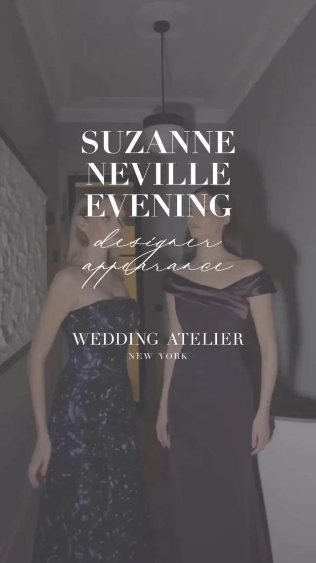 SUZANNE NEVILLE IS COMING TO NEW YORK!! 🤩💕✨

Suzanne will unveil her 2027 ICON 35 Collection during New York Bridal Fashion Week, and that same weekend, the gowns will come straight from the runway to Wedding Atelier’s Flagship Boutique! 🙌🏻🎊

Join us Friday, October 16, and Saturday, October 17 to meet Suzanne in person, discover her newest designs, and talk with her about the dress you’ve been dreaming of. 🌸

Bring Mom along, too. Suzanne is bringing her evening collection, so she can explore dresses and discuss her mother of the bride look with the designer herself. 💕💖

Appointments are VERY limited. BOOK YOURS TODAY for this special weekend with Suzanne!! 

Where: Wedding Atelier Flagship Boutique
When: October 16th 2pm - October 17th 2pm 
Address: 72 Madison Avenue, 4th Floor, New York City

#suzanneneville #suzannenevillebride #weddingateliernyc #weddingateliernycbride #bridalfashionweek